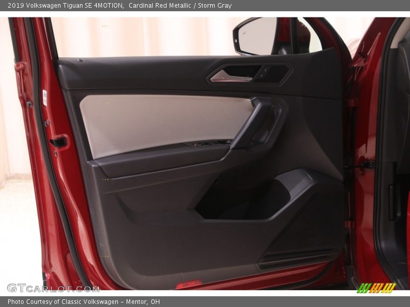 Cardinal Red Metallic / Storm Gray 2019 Volkswagen Tiguan SE 4MOTION