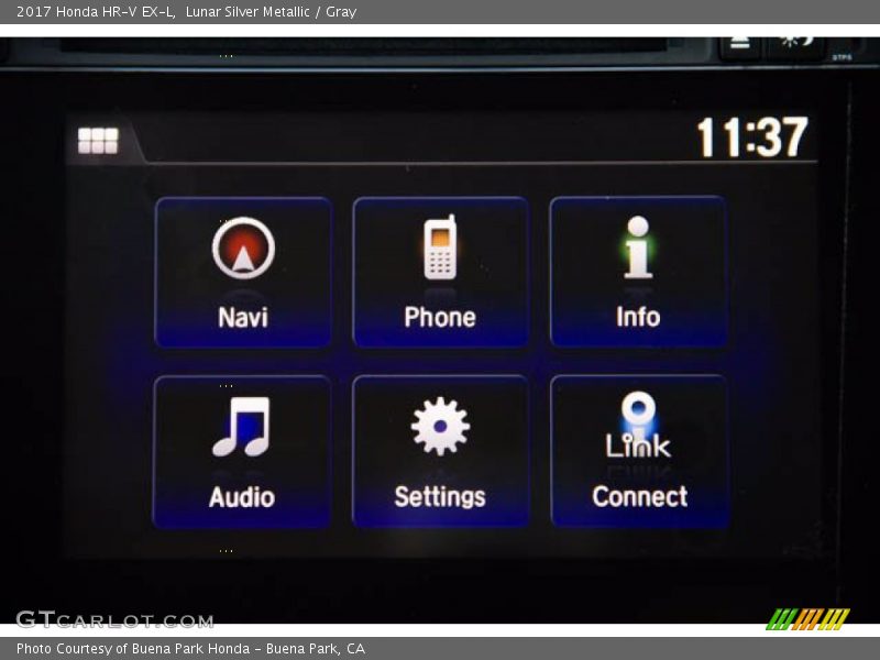 Lunar Silver Metallic / Gray 2017 Honda HR-V EX-L