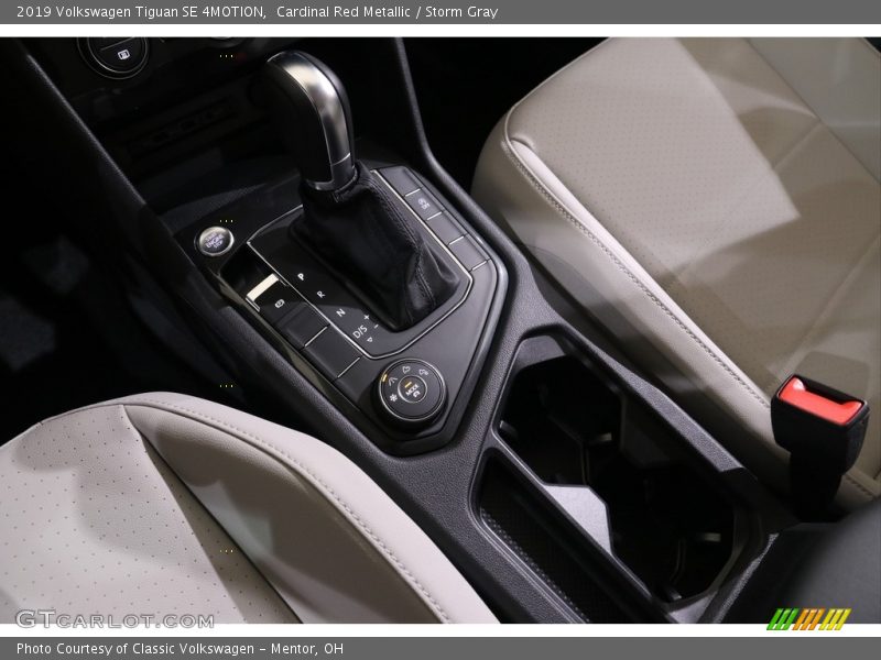 Cardinal Red Metallic / Storm Gray 2019 Volkswagen Tiguan SE 4MOTION