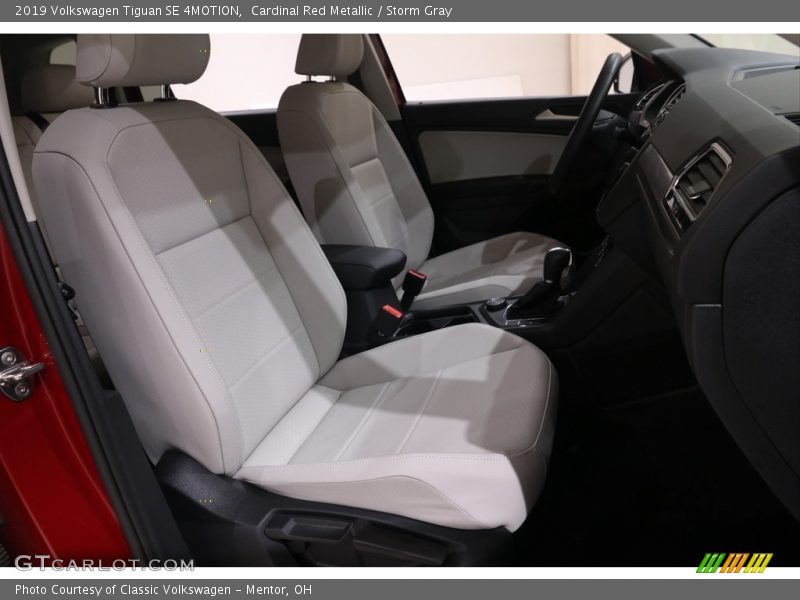 Cardinal Red Metallic / Storm Gray 2019 Volkswagen Tiguan SE 4MOTION