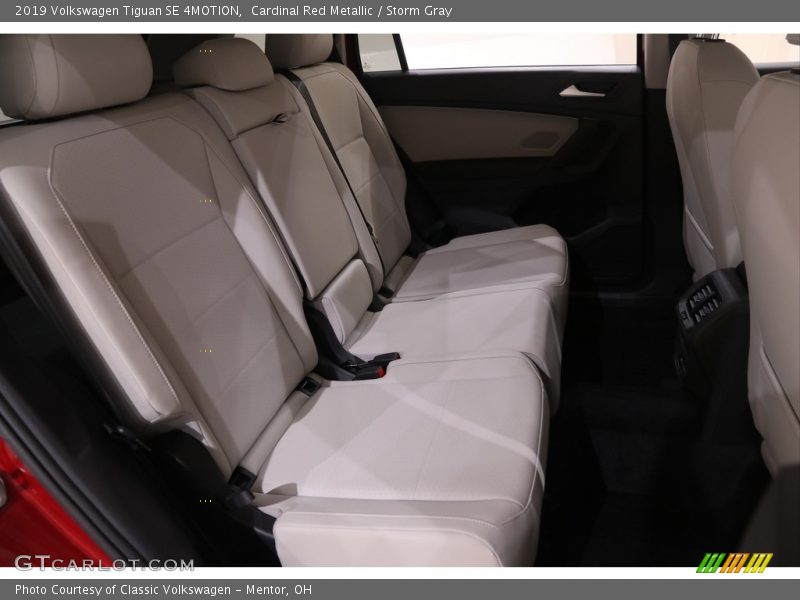 Cardinal Red Metallic / Storm Gray 2019 Volkswagen Tiguan SE 4MOTION