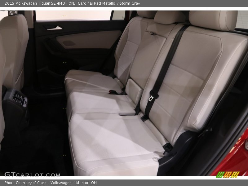 Cardinal Red Metallic / Storm Gray 2019 Volkswagen Tiguan SE 4MOTION