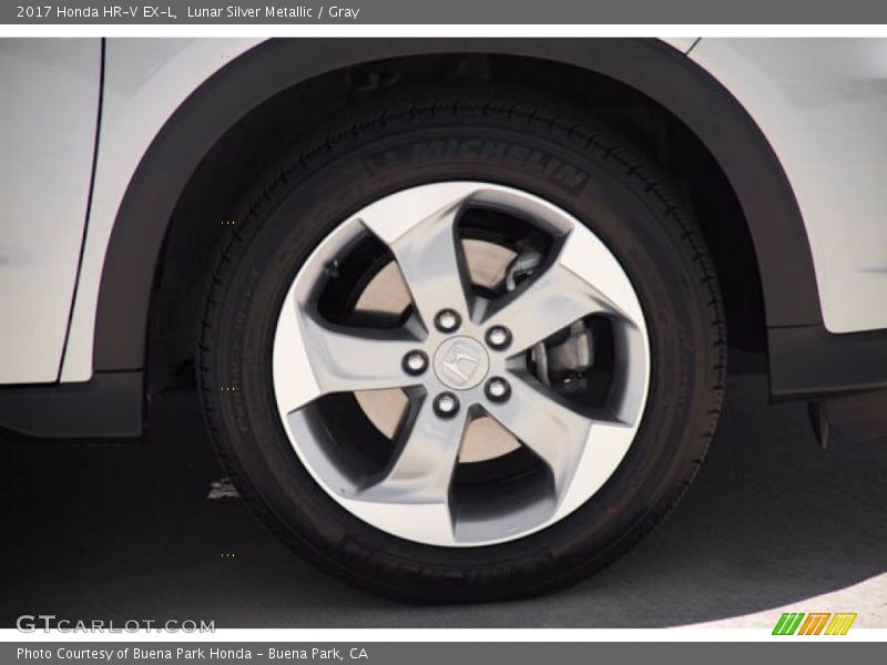 Lunar Silver Metallic / Gray 2017 Honda HR-V EX-L