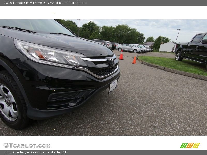 Crystal Black Pearl / Black 2016 Honda CR-V LX AWD