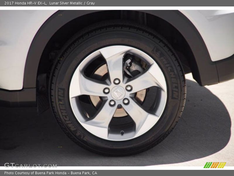 Lunar Silver Metallic / Gray 2017 Honda HR-V EX-L