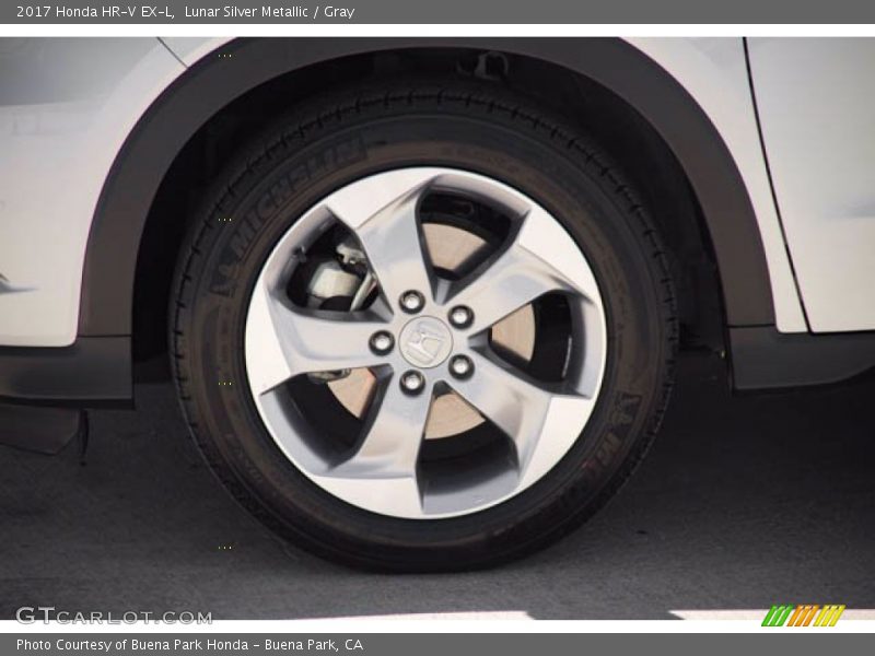 Lunar Silver Metallic / Gray 2017 Honda HR-V EX-L