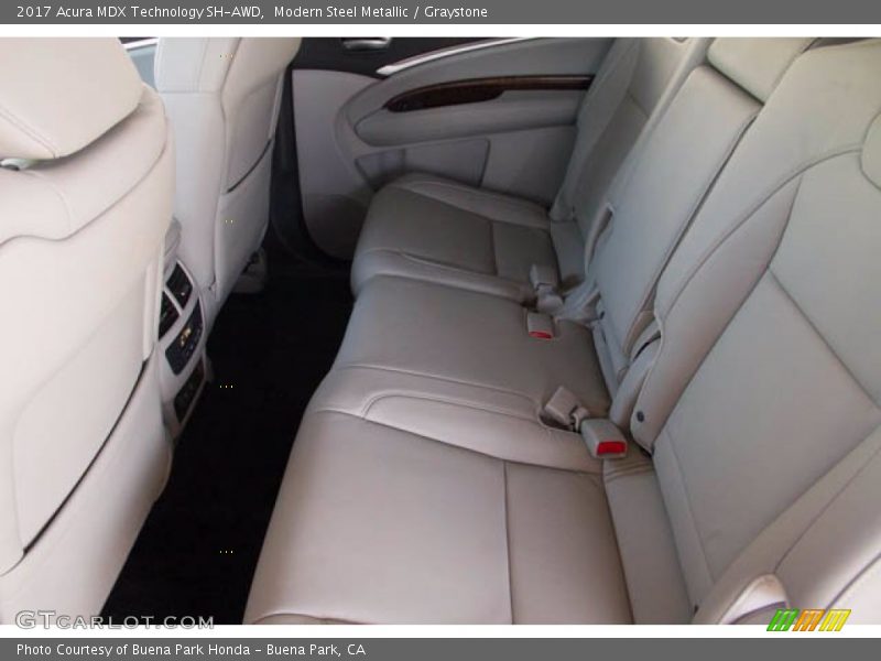 Modern Steel Metallic / Graystone 2017 Acura MDX Technology SH-AWD