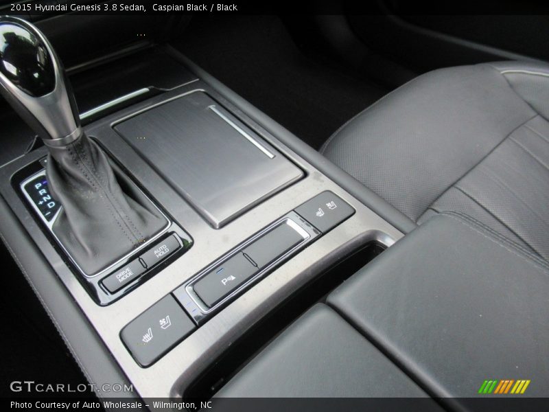 Caspian Black / Black 2015 Hyundai Genesis 3.8 Sedan