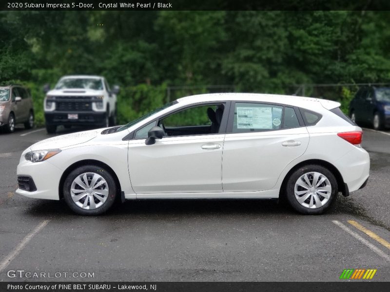 Crystal White Pearl / Black 2020 Subaru Impreza 5-Door