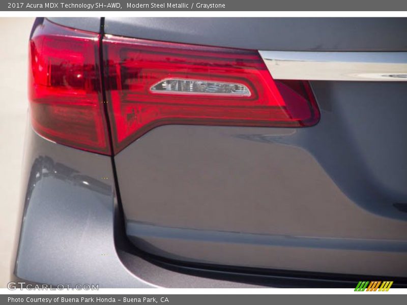Modern Steel Metallic / Graystone 2017 Acura MDX Technology SH-AWD