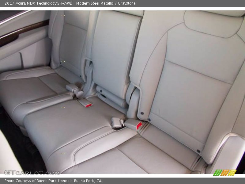 Rear Seat of 2017 MDX Technology SH-AWD