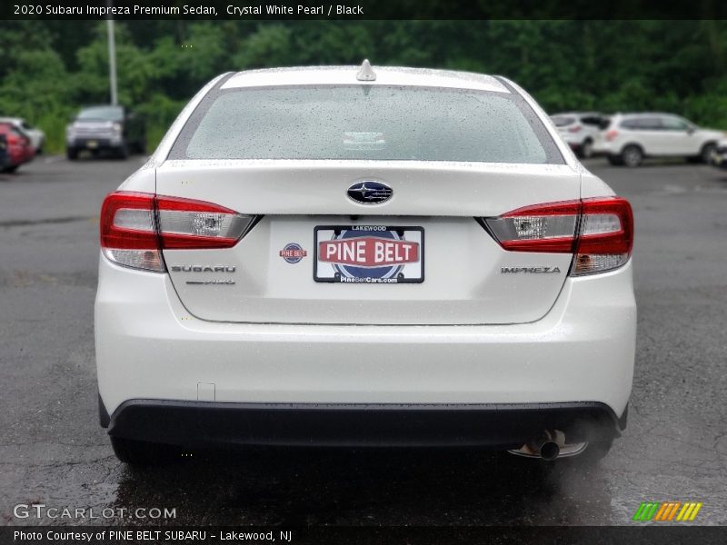Crystal White Pearl / Black 2020 Subaru Impreza Premium Sedan