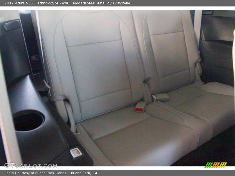 Modern Steel Metallic / Graystone 2017 Acura MDX Technology SH-AWD
