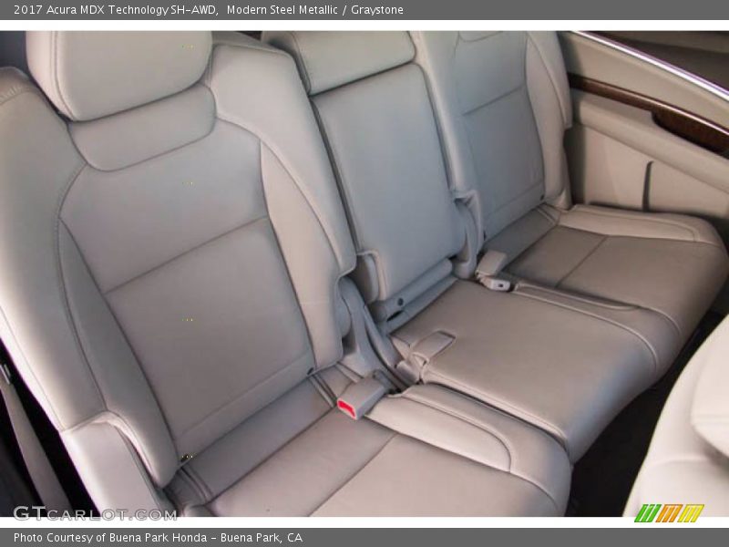 Rear Seat of 2017 MDX Technology SH-AWD