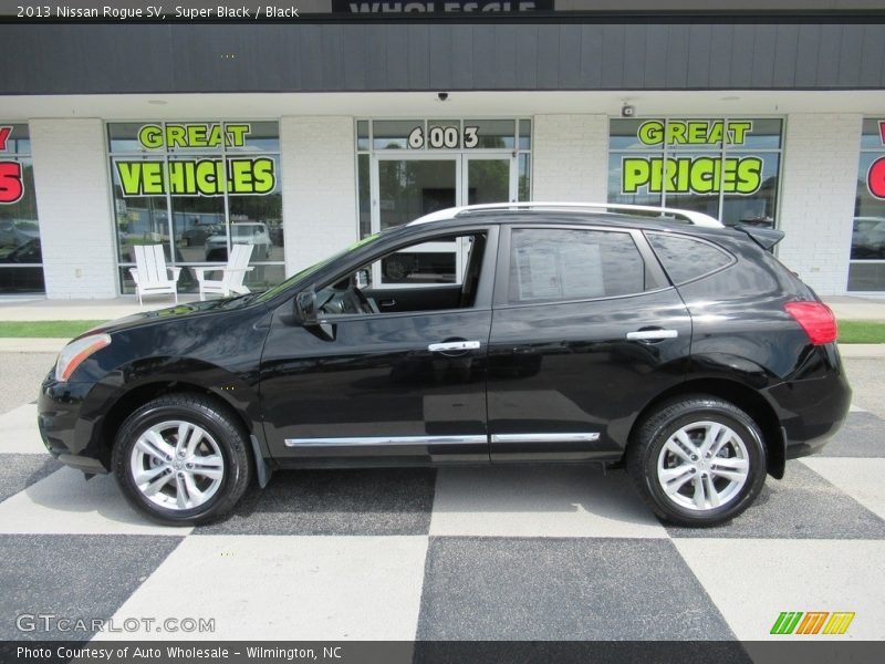 Super Black / Black 2013 Nissan Rogue SV