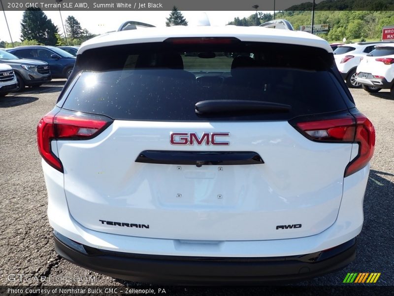 Summit White / Jet Black 2020 GMC Terrain SLE AWD