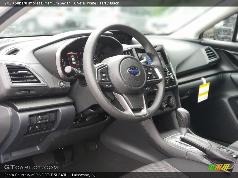Crystal White Pearl / Black 2020 Subaru Impreza Premium Sedan