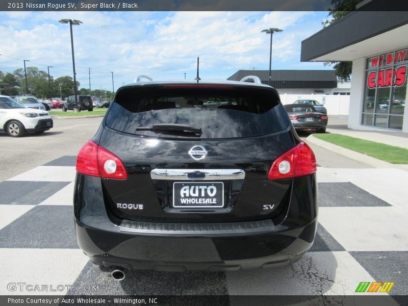 Super Black / Black 2013 Nissan Rogue SV