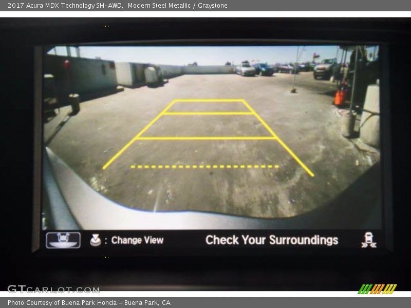 Modern Steel Metallic / Graystone 2017 Acura MDX Technology SH-AWD