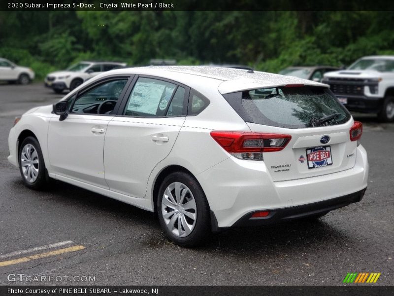 Crystal White Pearl / Black 2020 Subaru Impreza 5-Door