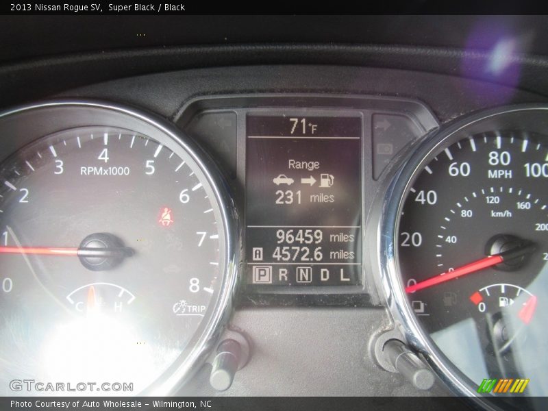Super Black / Black 2013 Nissan Rogue SV