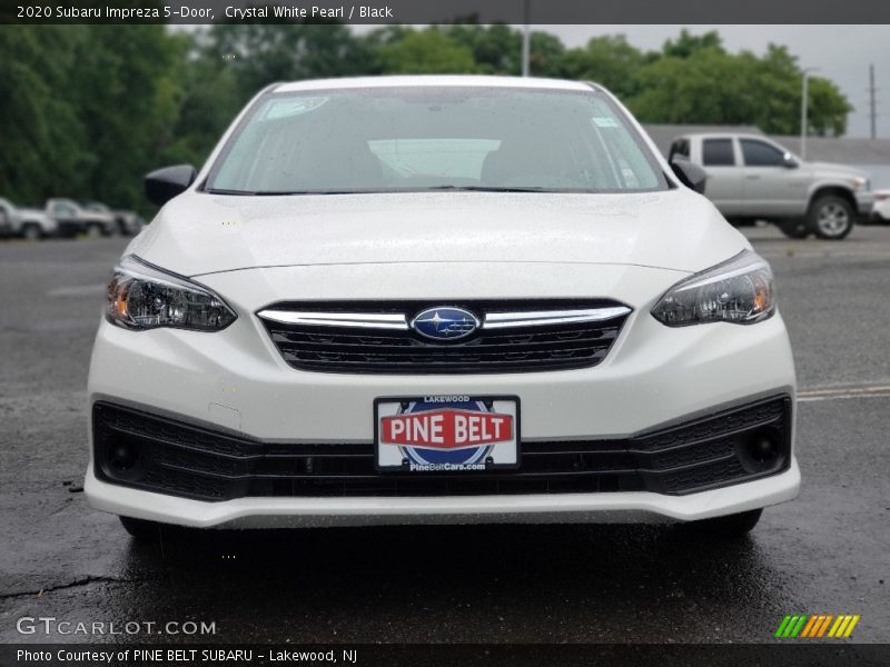 Crystal White Pearl / Black 2020 Subaru Impreza 5-Door