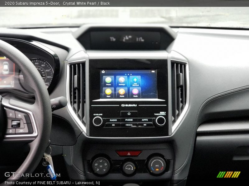 Crystal White Pearl / Black 2020 Subaru Impreza 5-Door
