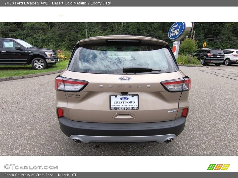 Desert Gold Metallic / Ebony Black 2020 Ford Escape S 4WD