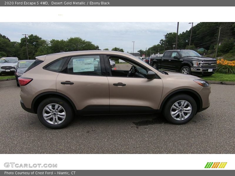 Desert Gold Metallic / Ebony Black 2020 Ford Escape S 4WD