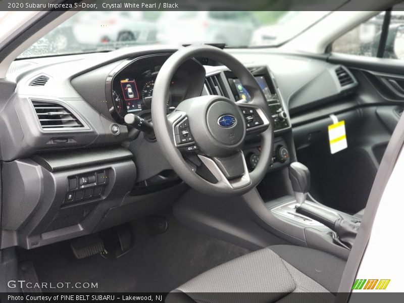 Crystal White Pearl / Black 2020 Subaru Impreza 5-Door