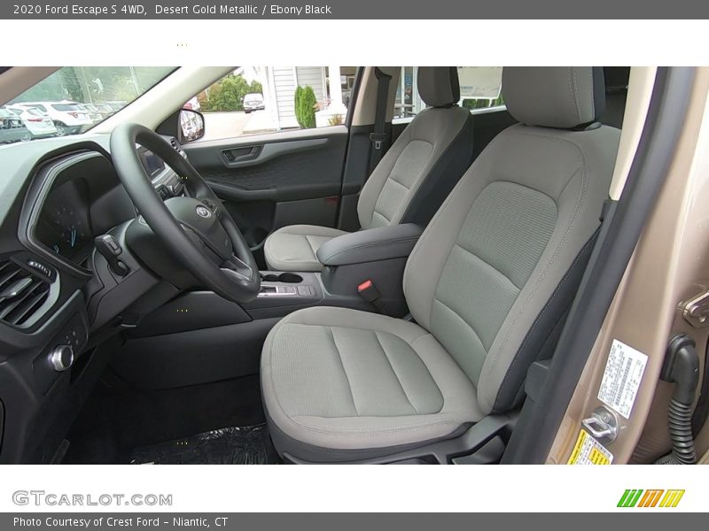 Desert Gold Metallic / Ebony Black 2020 Ford Escape S 4WD
