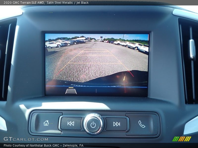 Satin Steel Metallic / Jet Black 2020 GMC Terrain SLE AWD