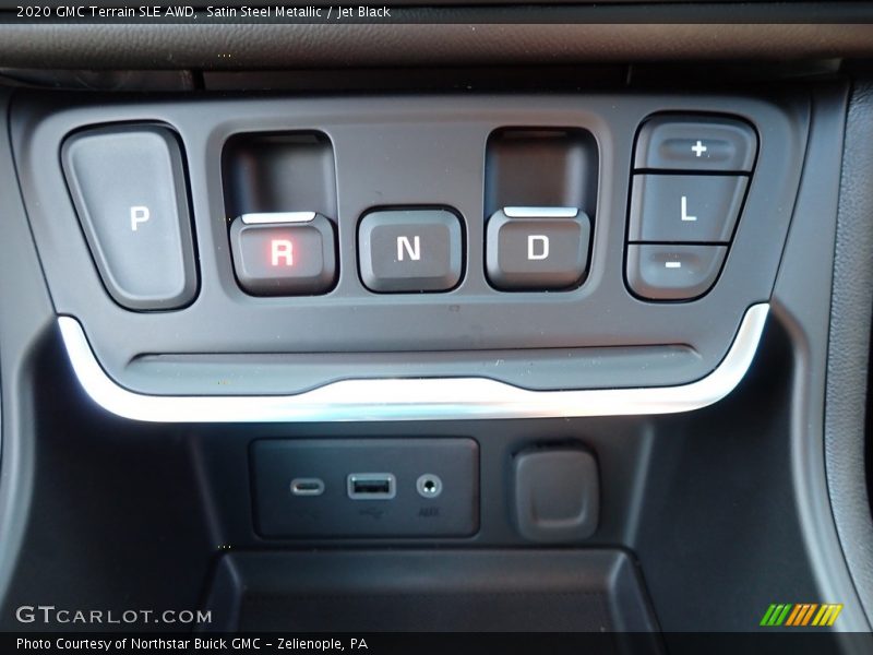 Satin Steel Metallic / Jet Black 2020 GMC Terrain SLE AWD