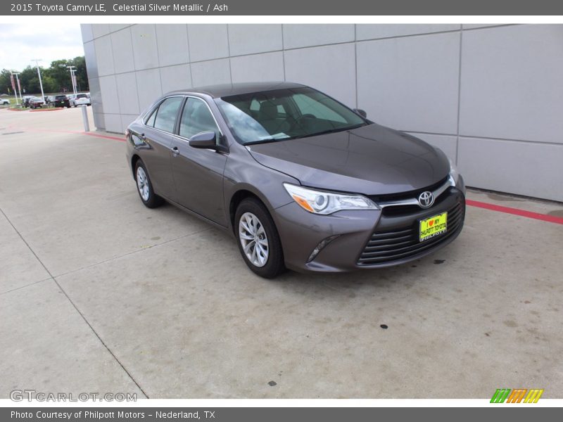 Celestial Silver Metallic / Ash 2015 Toyota Camry LE