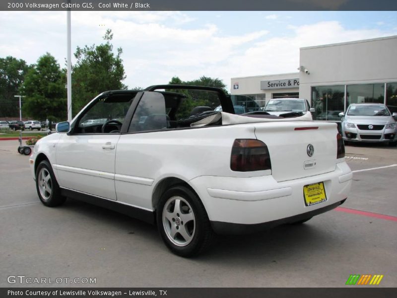 Cool White / Black 2000 Volkswagen Cabrio GLS