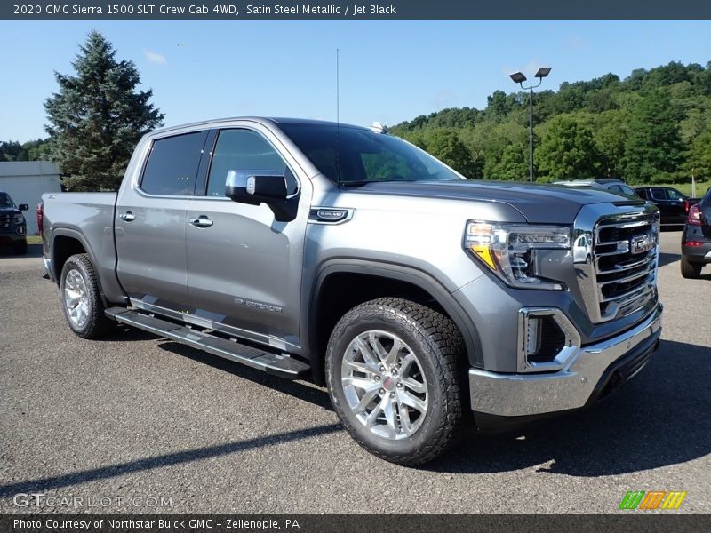 Front 3/4 View of 2020 Sierra 1500 SLT Crew Cab 4WD