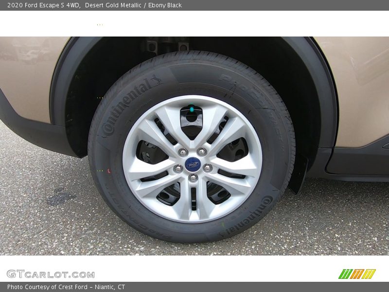 Desert Gold Metallic / Ebony Black 2020 Ford Escape S 4WD