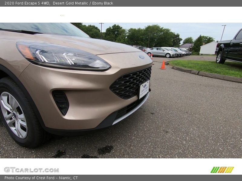 Desert Gold Metallic / Ebony Black 2020 Ford Escape S 4WD