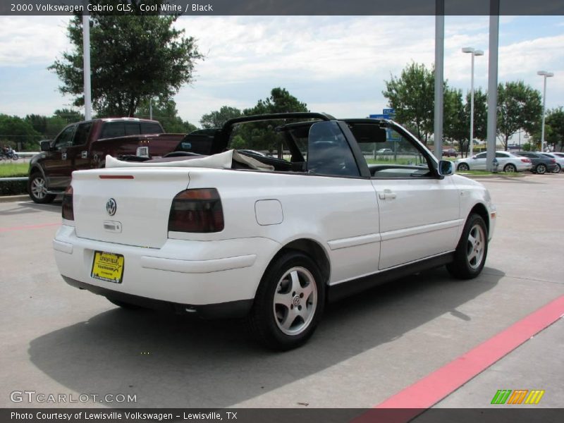 Cool White / Black 2000 Volkswagen Cabrio GLS