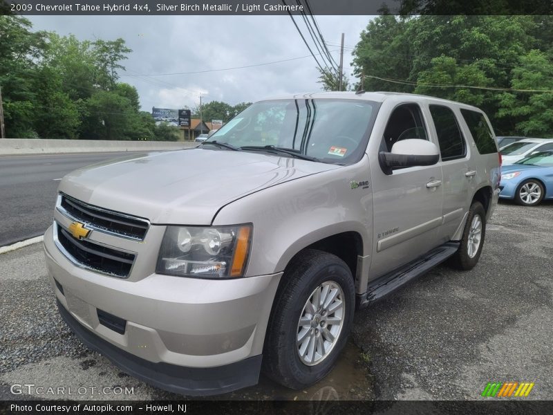 Silver Birch Metallic / Light Cashmere 2009 Chevrolet Tahoe Hybrid 4x4
