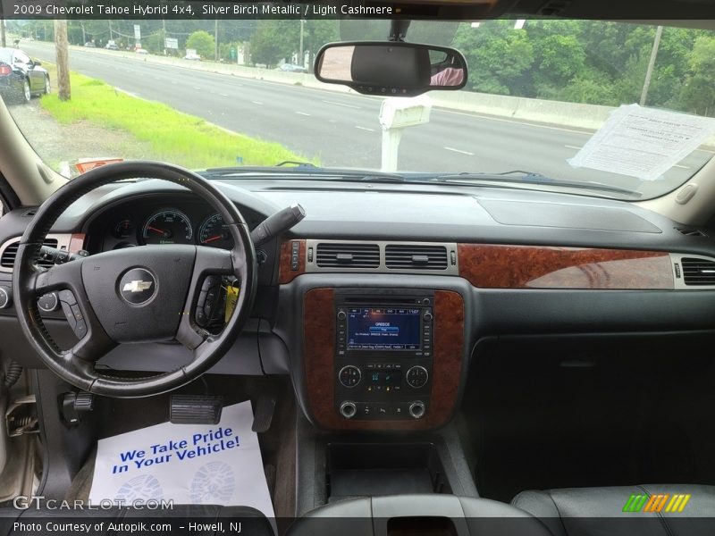 Silver Birch Metallic / Light Cashmere 2009 Chevrolet Tahoe Hybrid 4x4