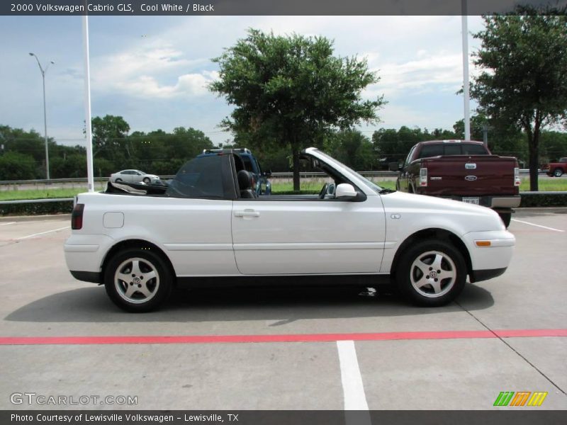 Cool White / Black 2000 Volkswagen Cabrio GLS