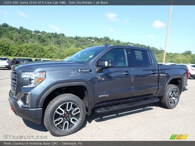 Front 3/4 View of 2020 Sierra 1500 AT4 Crew Cab 4WD