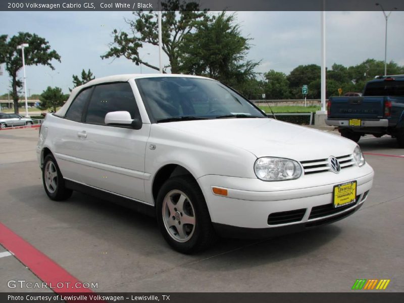 Cool White / Black 2000 Volkswagen Cabrio GLS