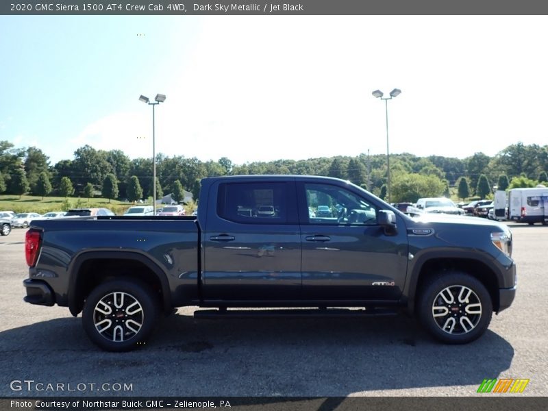 Dark Sky Metallic / Jet Black 2020 GMC Sierra 1500 AT4 Crew Cab 4WD