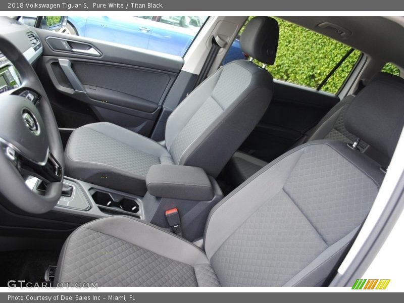 Front Seat of 2018 Tiguan S