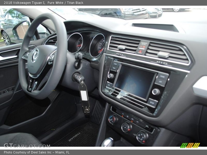 Controls of 2018 Tiguan S