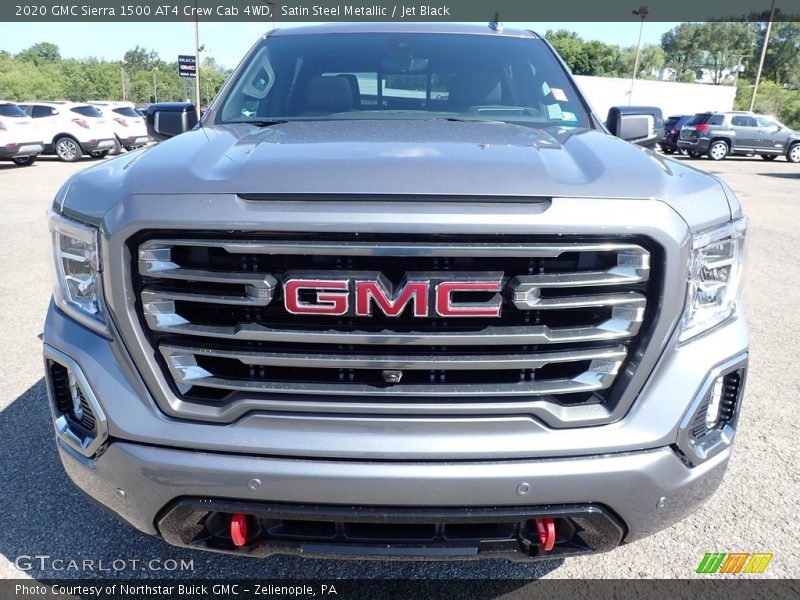 Satin Steel Metallic / Jet Black 2020 GMC Sierra 1500 AT4 Crew Cab 4WD