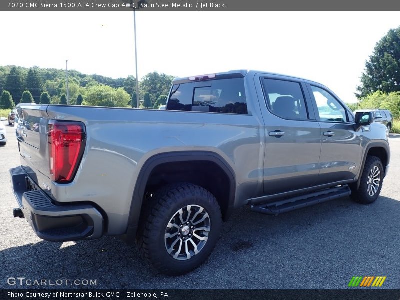 Satin Steel Metallic / Jet Black 2020 GMC Sierra 1500 AT4 Crew Cab 4WD