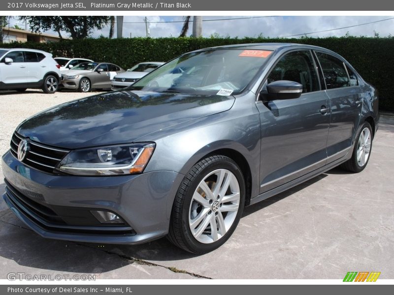 Platinum Gray Metallic / Titan Black 2017 Volkswagen Jetta SEL